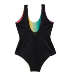 Swim Reversible One-Piece - Melting Rainbow(Swim Reversible One Piece Melting Rainbow) -tomboyx Sales Swim Melting Rainbow Reversible One Piece 4