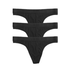 Thong 3-Pack - TENCEL™ Modal Black(Thong 3 Pack Tencel Modal Black)