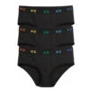 Tucking Cheeky Hipster 3-Pack - Black X= Rainbow(Tucking Cheeky Hipster 3 Pack Black X Rainbow)