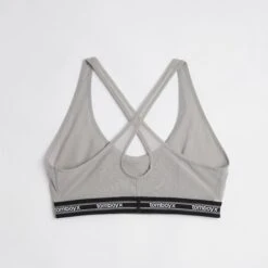 Powermesh Bralette - Ultimate Gray(Powermesh Bralette Ultimate Gray) -tomboyx Sales Ultimate Gray Powermesh Bralette 2