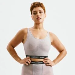 Powermesh Essential Bra - Ultimate Gray(Powermesh Top Ultimate Gray) 11 Powermesh Essential Bra - Ultimate Gray(Powermesh Top Ultimate Gray) -tomboyx Sales Ultimate Gray Powermesh TopOF3