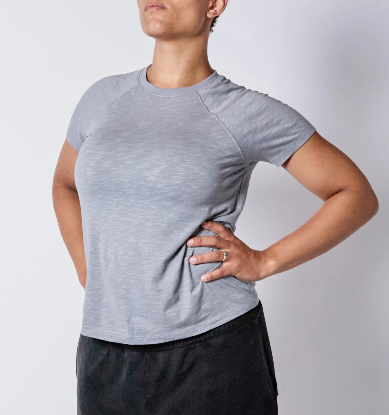 Short Sleeve Jersey Slub Raglan Tee - Ultimate Gray(Short Sleeve Jersey Slub Raglan Tee Ultimate Gray) 1 Short Sleeve Jersey Slub Raglan Tee - Ultimate Gray(Short Sleeve Jersey Slub Raglan Tee Ultimate Gray)