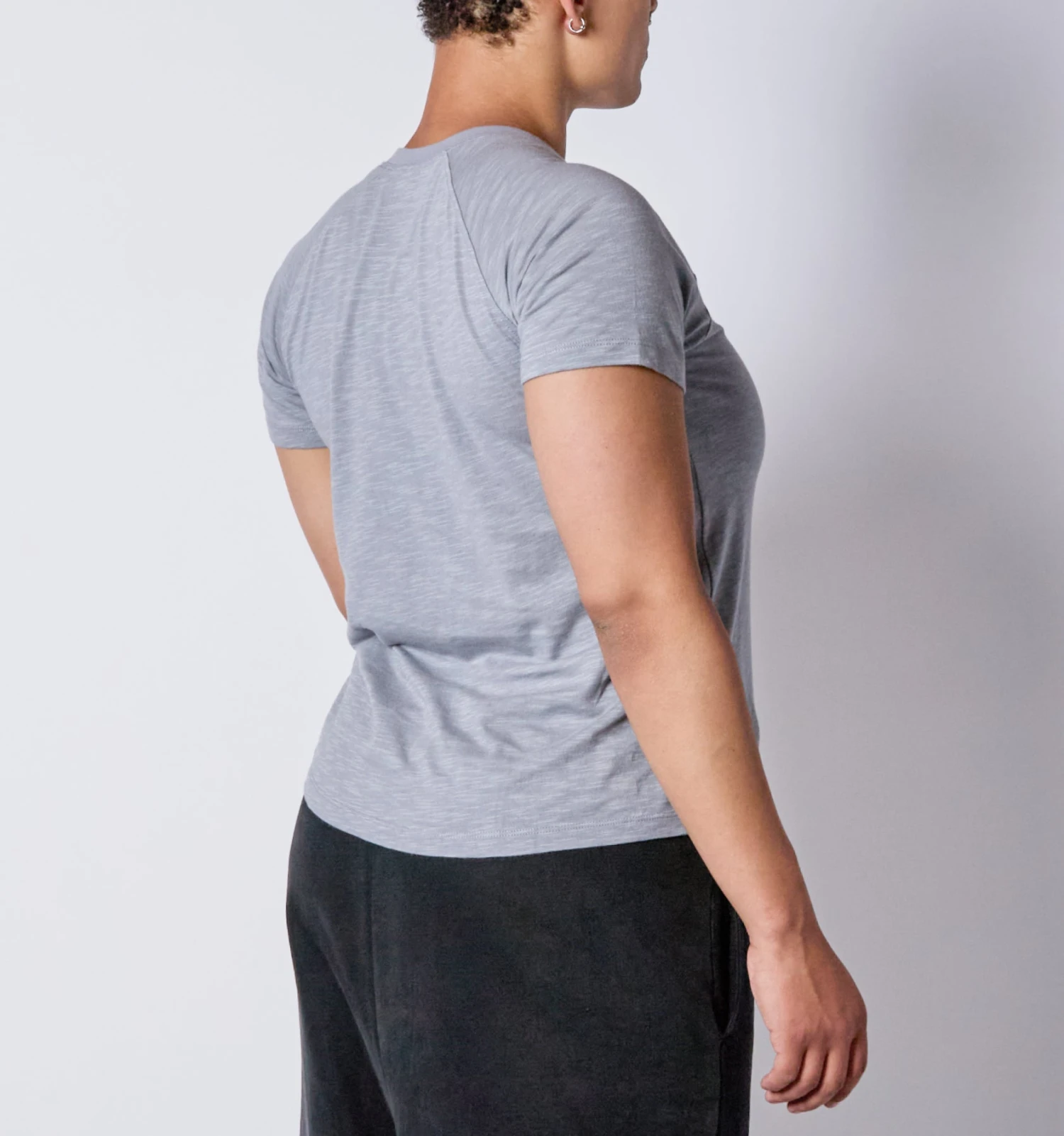 Short Sleeve Jersey Slub Raglan Tee - Ultimate Gray(Short Sleeve Jersey Slub Raglan Tee Ultimate Gray) 2 Short Sleeve Jersey Slub Raglan Tee - Ultimate Gray(Short Sleeve Jersey Slub Raglan Tee Ultimate Gray) - Image 2