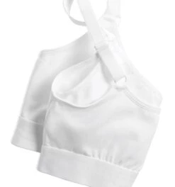 V Neck Bralette - X= White(Vbralette Whitex) -tomboyx Sales X White Ruched Bralette 3 ac939151 5270 4711 82e2 f5934f8aa6c9