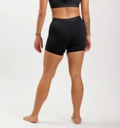 6" Fly Boxer Briefs - TENCEL™ Modal Orchid(6 Fly Boxer Briefs Orchid) -tomboyx Sales x Black 6in Fly Boxer Brief On Fig 2 50554c40 3d22 4623 93fb 52577ba8293f 1