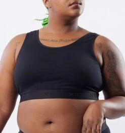 Essentials Soft Bra - Caribbean Sea(Essentials Soft Bra Caribbean Sea) -tomboyx Sales x Black Essentials Soft Bra OF TEST