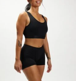 Essentials Soft Bra - Groovy Garden(Essentials Soft Bra Groovy Garden) -tomboyx Sales x Black Essentials Soft Bra On Fig 1 f551d34f 33e8 435c bf0d 0656ff9bf821 6