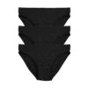 Bikini 3-Pack - Cotton X= Black(Bikini 3 Pack Cotton X Black)